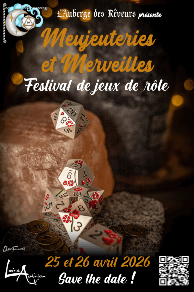 Festival de jeux de rôles Meujeteries & Merveilles les 25 & 26 avril 2026 à Corné