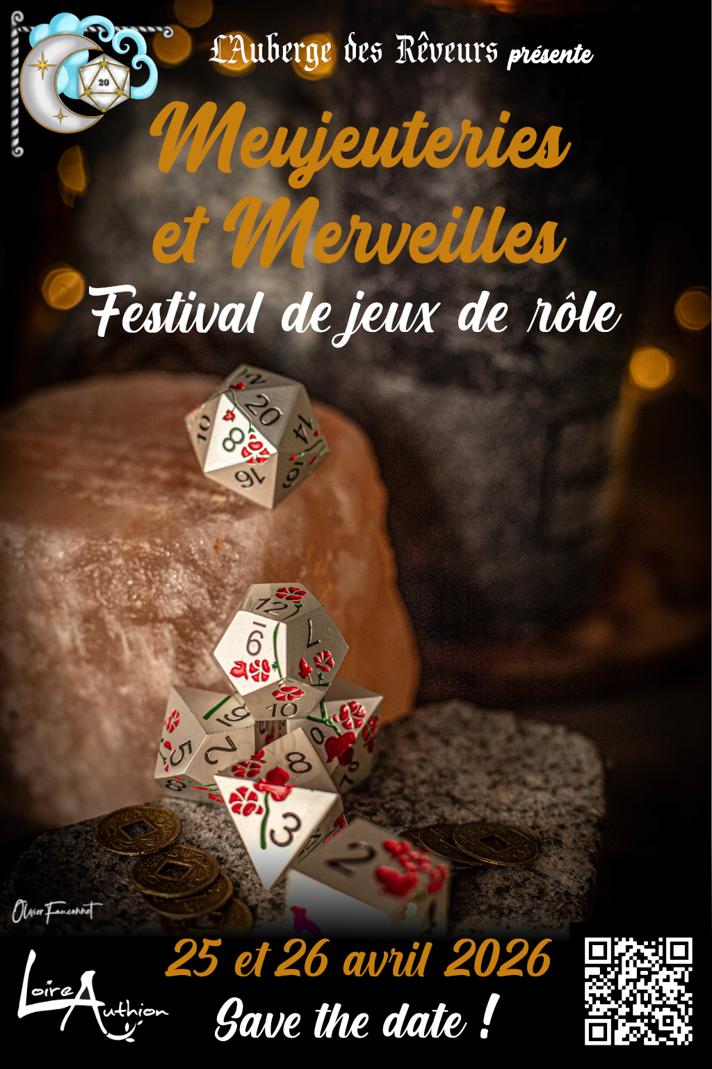 Festival de jeux de rôles Meujeteries & Merveilles les 25 & 26 avril 2026 à Corné